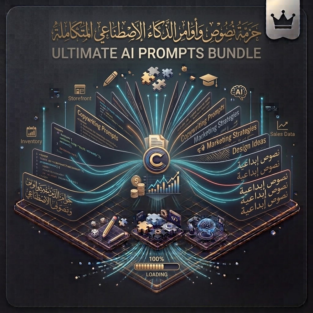 حزمة الأوامر الذكية (AI Prompts) الشاملة – دليلك لنتائج احترافية من المحاولة الأولى