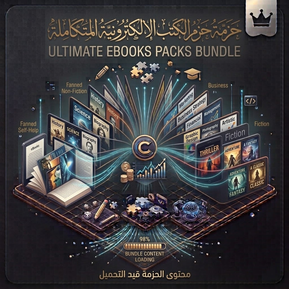 حزمة الكتب الإلكترونية الكبرى (22,000+ كتاب) – مكتبتك الرقمية الشاملة